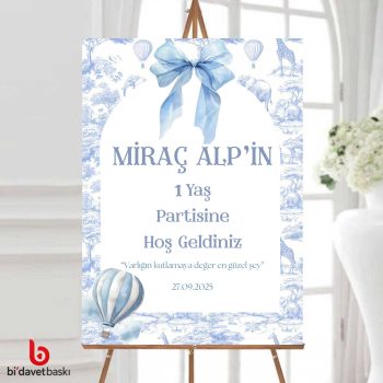 Çocuk Doğum Günü Karşılama Panosu