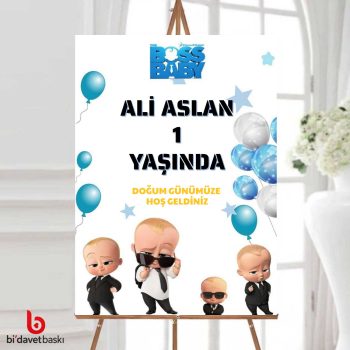 Çocuk Doğum Günü Karşılama Panosu