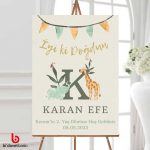 Çocuk Doğum Günü Karşılama Panosu