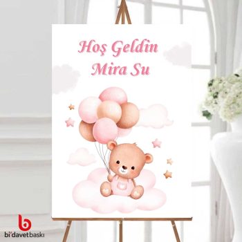 Dünyaya Hoşgeldin Karşılama Panosu