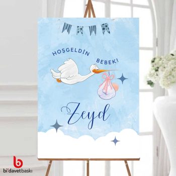 Dünyaya Hoşgeldin Karşılama Panosu