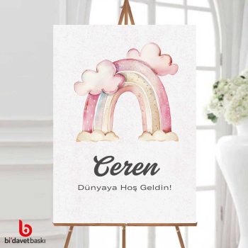 Dünyaya Hoşgeldin Karşılama Panosu