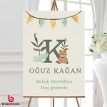 Bebek Çocuk Mevlüdü Karşılama Panosu