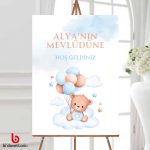 Bebek Çocuk Mevlüdü Karşılama Panosu