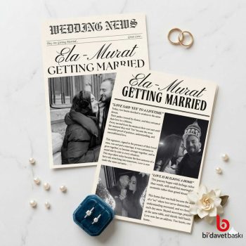 Kişiye Özel Evlilik Gazetesi