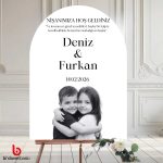 Fotoğraflı Karşılama Panosu 50x70 cm