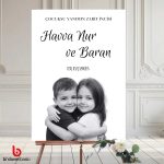Fotoğraflı Karşılama Panosu 50x70 cm