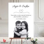 Fotoğraflı Karşılama Panosu 50x70 cm
