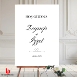 Nişan / Düğün Karşılama Panosu 50x70 cm