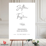 Nişan Düğün Karşılama Panosu 50x70 cm