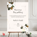 Nişan Düğün Karşılama Panosu 50x70 cm