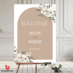 Nişan Düğün Karşılama Panosu 50x70 cm