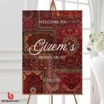 Kına Gecesi Karşılama Panosu 50x70 cm