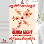 Kına Gecesi Karşılama Panosu 50×70 cm