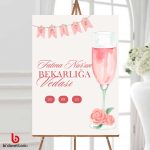 Bride Bekarlığa Veda Karşılama Panosu